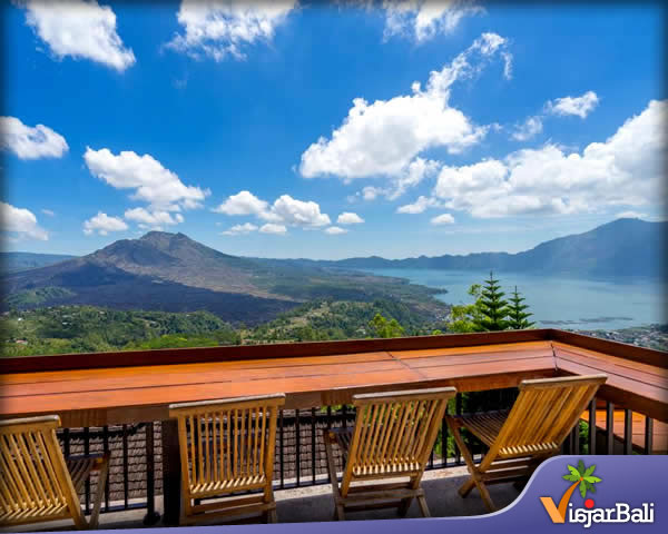 Volcan y Lago Batur en Kintamani